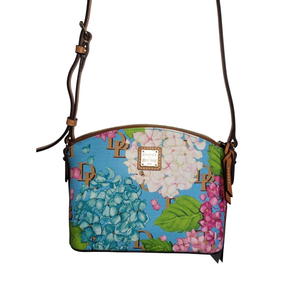 Dooney & Bourke Hydrangea Monogram Suki Crossbody Bag